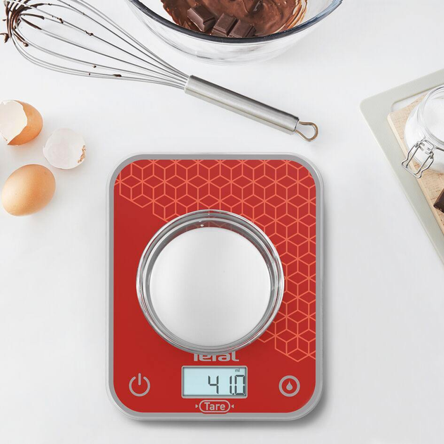 Ваги кухонні Tefal Optiss GRAPHIC RED BC50D7V0 - зображення 8