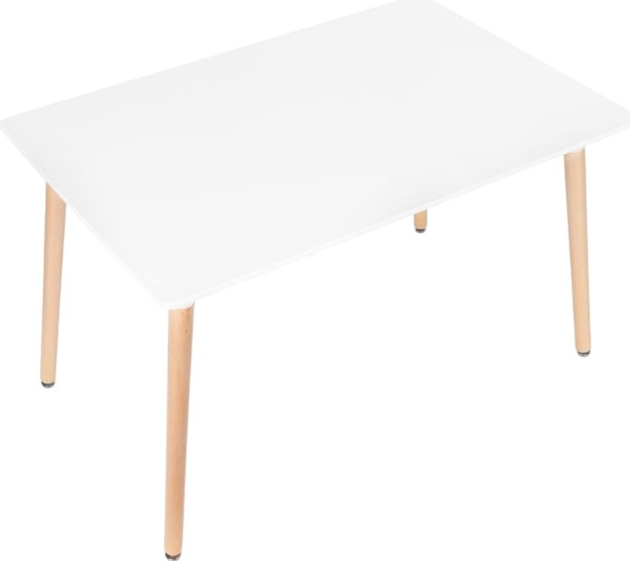 Stół do jadalni ModernHome by Multistore 120 x 80 cm biały (5903769977055) - obraz 3