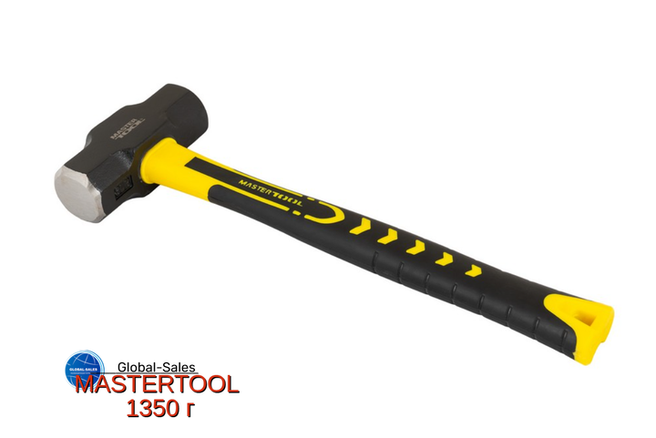 Молоток-кувалда Mastertool 1350г ручка фибергласс (02-1213) - Фото 1 Молоток-кувалда Mastertool 1350г ручка фибергласс (02-1213) - изображение 1