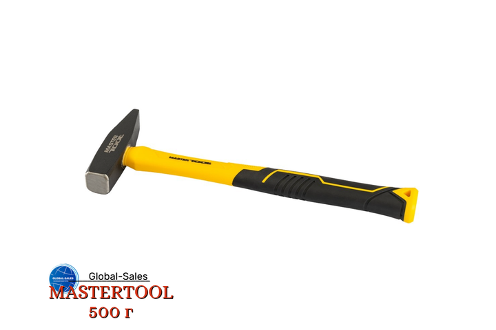 Молоток слюсарний Mastertool 500г фібергласс (02-0905) - Фото 1 Молоток слюсарний Mastertool 500г фібергласс (02-0905) - зображення 1