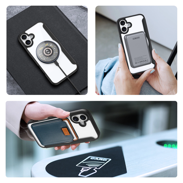 Чохол-книжка Dux Ducis Skin X Pro для Apple iPhone 16 Black (6934913004425) - зображення 5