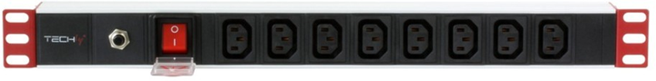 Listwa zasilająca TECHly I-CASE STRIP-813T 8xIEC C13 2 m Black - obraz 2