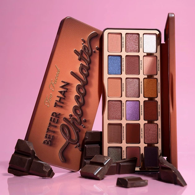 Палетка тіней Too Faced Better Than Chocolate Eye Shadow Palette - изображение 4