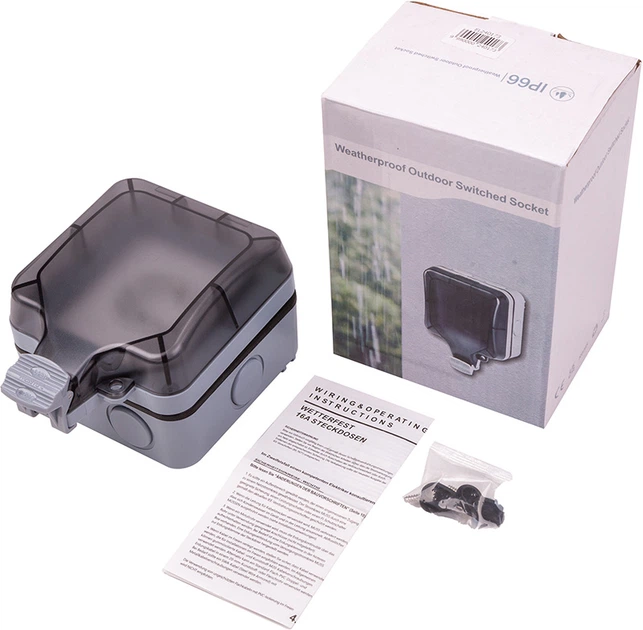 Розетка HiSmart водонепроникна EU IP66 (EL240173) - зображення 7