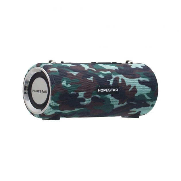 Портативна бездротова колонка Bluetooth Hopestar H39 camouflage - Фото 2 Портативна бездротова колонка Bluetooth Hopestar H39 camouflage - зображення 2