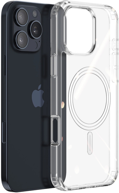 Etui plecki Dux Ducis Clin Mag do Apple iPhone 16 Pro Max Transparent (6934913004081) - obraz 2