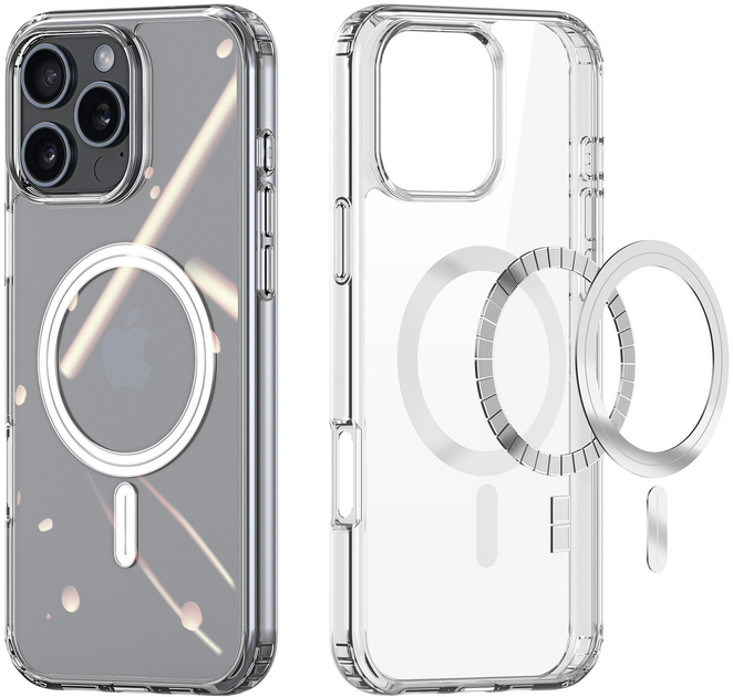Etui plecki Dux Ducis Clin Mag do Apple iPhone 16 Pro Max Transparent (6934913004081) - obraz 3