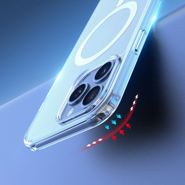 Etui plecki Dux Ducis Clin Mag do Apple iPhone 16 Pro Max Transparent (6934913004081) - obraz 9