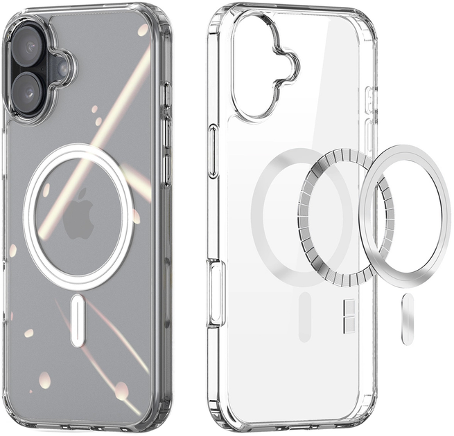 Панель Dux Ducis Clin Mag для Apple iPhone 16 Plus Transparent (6934913004067) - зображення 3