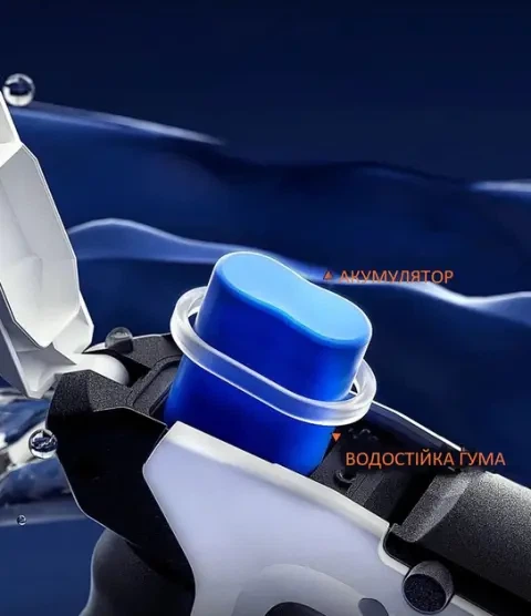 Водный бластер с насосом Zomer детский электрический водяной пистолет на аккумуляторе + USB - изображение 5