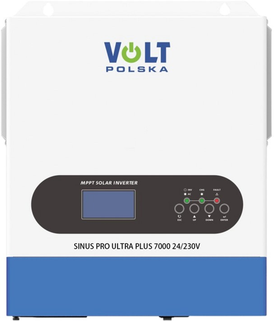 Hybrydowy inwerter Volt Polska SinusPro Ultra Plus 7 kVA (3.5 kW) 1-fazowy (5904100452354) - obraz 2