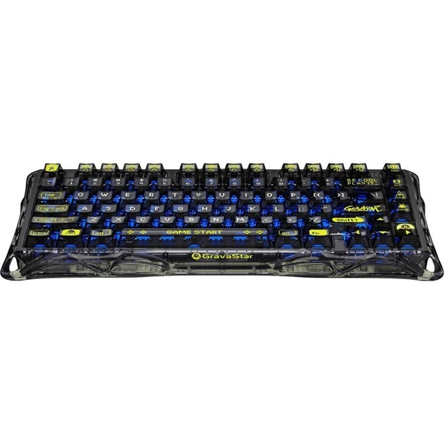 Клавиатура GravaStar Mercury K1 Lite TKL Black (GSK1LITE_XTAL_BLK) - Фото 1 Клавиатура GravaStar Mercury K1 Lite TKL Black (GSK1LITE_XTAL_BLK) - изображение 1