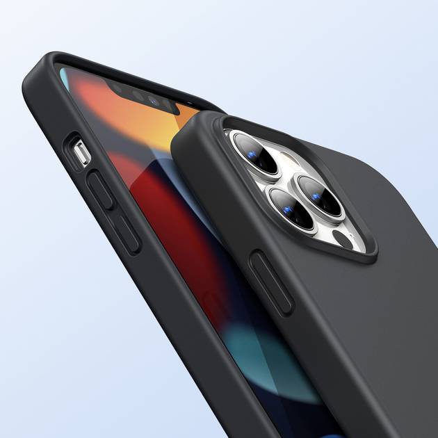Etui plecki Ugreen Protective Silicone Case do Apple iPhone 13 Pro Max Black (6957303886777) - obraz 2