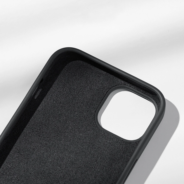 Etui plecki Ugreen LP626 Silky Silicone Protective Case do Apple iPhone 14 Plus Black (6957303899203) - obraz 6