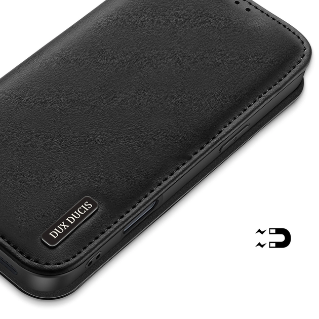 Чохол-книжка Dux Ducis Hivo для Apple iPhone 16 Pro Black (6934913003336) - зображення 15