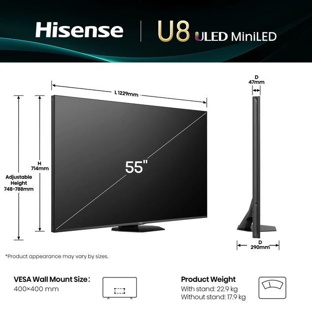 Телевизор Hisense MiniLED 55