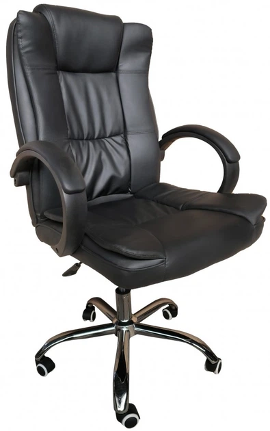 Крісло офісне на колесах Bonro B-607 чорне (4230012) - изображение 12