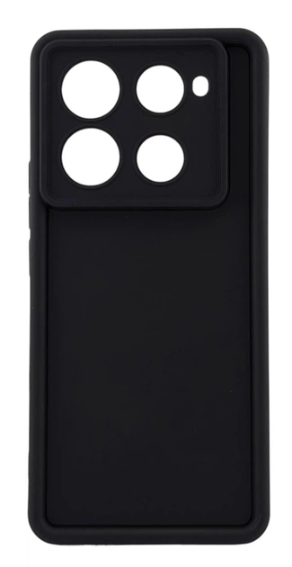 Чехол Shock Case для Infinix Note 40 Pro 4G (X6850) бампер силиконовый цвет черный - Фото 1 Чехол Shock Case для Infinix Note 40 Pro 4G (X6850) бампер силиконовый цвет черный - изображение 1