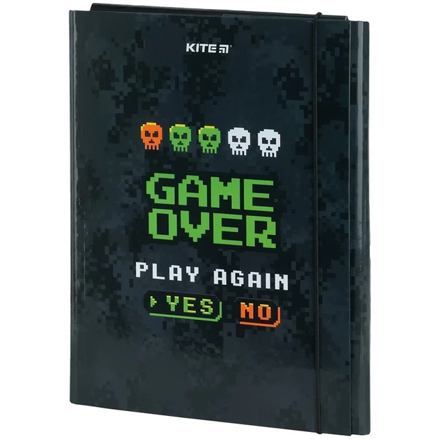 Папка для трудового навчання Kite Game over K23-213-02, А4 - Фото 1 Папка для трудового навчання Kite Game over K23-213-02, А4 - изображение 1