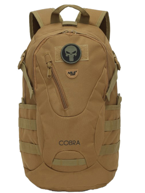 Plecak taktyczny Nils Camp Cobra NC3905 25L Brązowy (5908261681967) - obraz 1