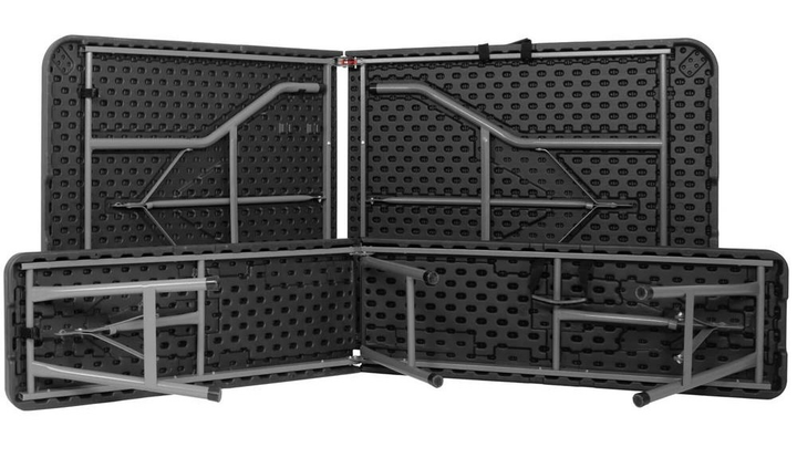Zestaw cateringowy Springos Stół + ławki 180 x 74 x 74 cm GF0098 Czarny (5907719476117) - obraz 6