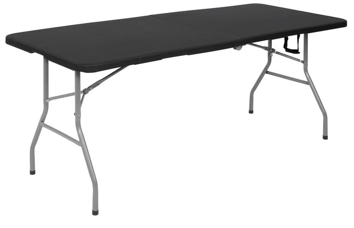 Zestaw cateringowy Springos Stół + ławki 180 x 74 x 74 cm GF0098 Czarny (5907719476117) - obraz 3