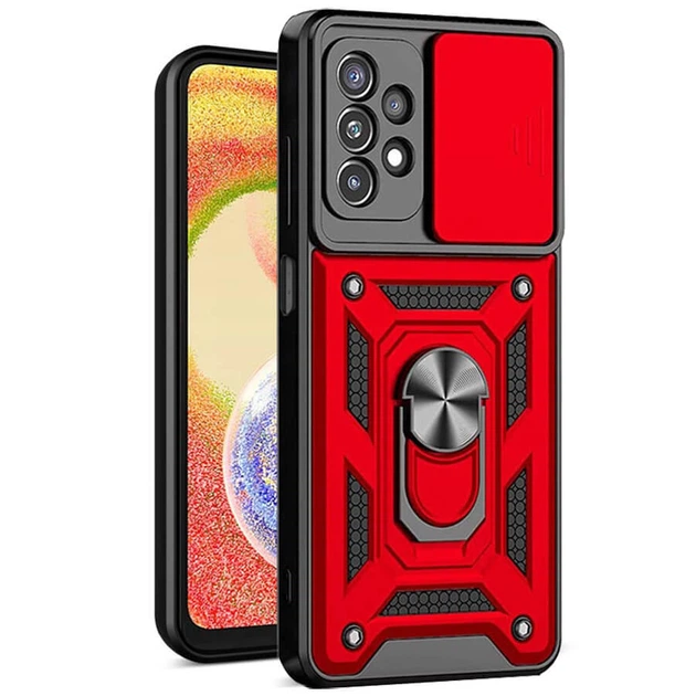 Удароміцний чохол Camshield Serge Ring for Magnet Samsung Galaxy A13 4G Червоний Без бренду - Фото 7 Удароміцний чохол Camshield Serge Ring for Magnet Samsung Galaxy A13 4G Червоний Без бренду - зображення 7