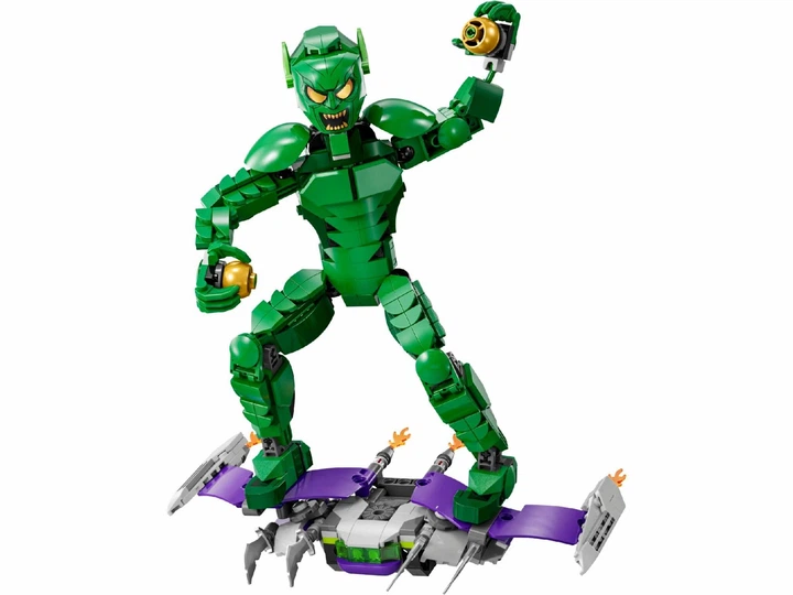 Конструктор LEGO Super Heroes Marvel Фигурка Зеленого гоблина для сборки 471 деталь (76284) - изображение 3