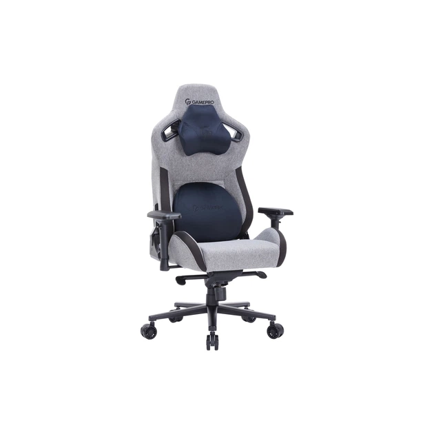 Крісло ігрове GamePro GC900DG Size XL Fabric Dark Grey (GC900DG) - зображення 8