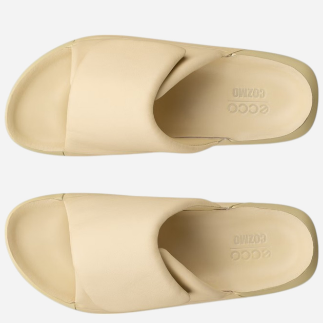 Жіночі шльопанці Ecco Cozmo PF W 20668301710 39 Бежеві (194891837293) - зображення 5