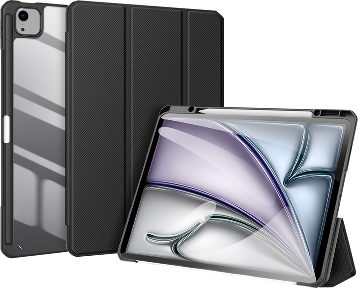 Etui Dux Ducis Domo do iPad Air 13" 2024 / iPad Pro 12.9" 2018-2022 Black (6934913006153) - obraz 2