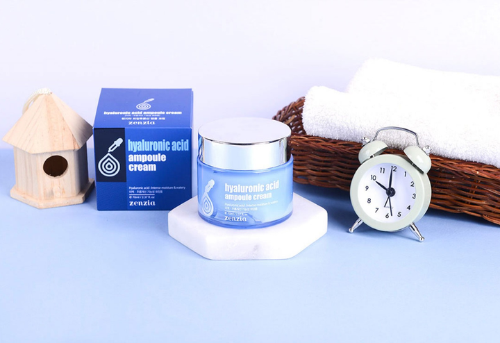 Зволожуючий крем для обличчя Zenzia Hyaluronic Acid з гіалуроновою кислотою 70 мл (8809210030409) - зображення 4