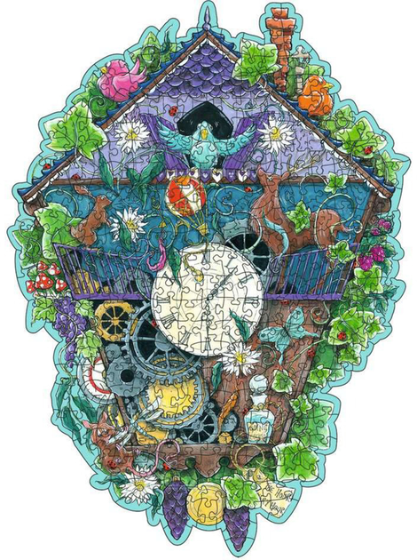 Puzzle Ravensburger Zegar drewniane 300 elementów 12000759 (4005555007593) - obraz 2