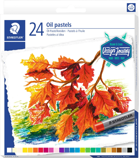 Набір масляних пастелей Staedtler 24 шт (4006608200817) - зображення 1