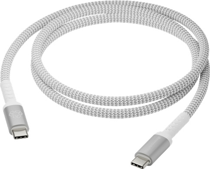 Kabel Dbramante1928 Braided USB Type-C - USB Type-C 1.2 m Silver (5711428071163) - obraz 3