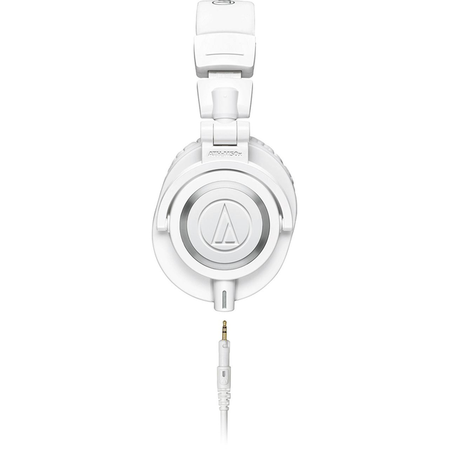 Провідні професійні навушники Audio-Technica ATH-M50X з вбудованими басами, роз'єм 3,5 мм Білі - Фото 2 Провідні професійні навушники Audio-Technica ATH-M50X з вбудованими басами, роз'єм 3,5 мм Білі - изображение 2