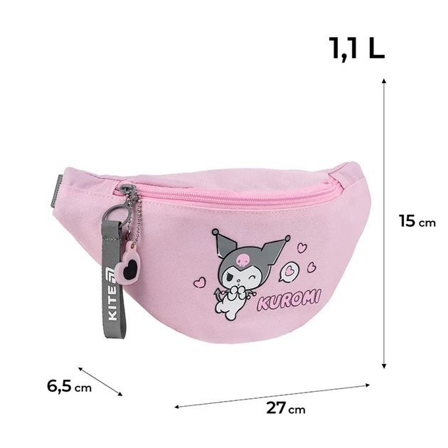 Сумка-бананка дитяча Kite Kids Kuromi HK25-2577-1 - Фото 1 Сумка-бананка дитяча Kite Kids Kuromi HK25-2577-1 - изображение 1