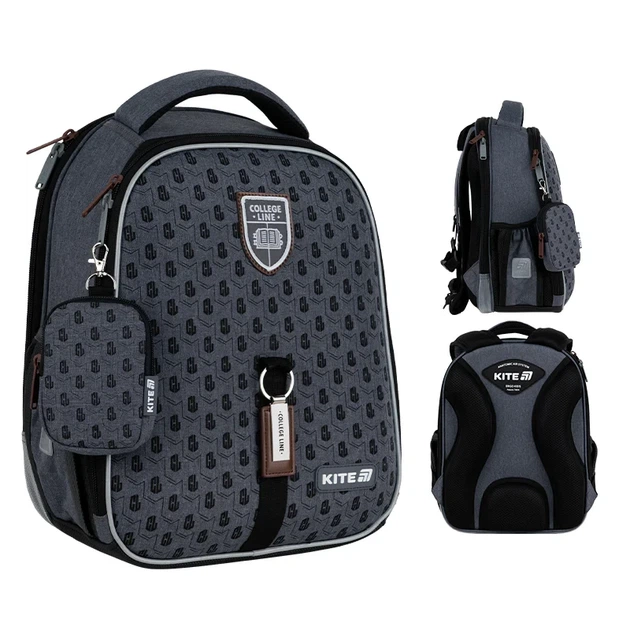 Шкільний набір Kite Education College Line Boy SET_K25-555S-1 (рюкзак, пенал, сумка) - изображение 4
