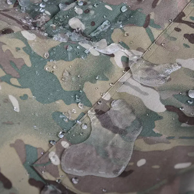 Тактический комплект зимней военной одежды Han Wild Multicam, убакс с длинным рукавом и налокотниками, брюки с наколенниками+ куртка G8 Мультикам р.L - изображение 2