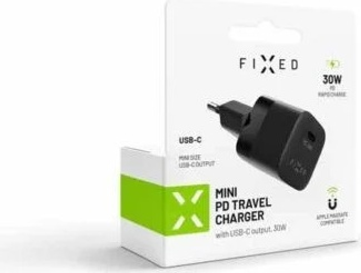 Ładowarka sieciowa Fixed Mini Charger USB-C PD 30W Black (8591680142460) - obraz 5