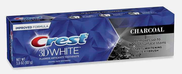 Зубна паста CREST 3D White Charcoal 107 г - Фото 1 Зубна паста CREST 3D White Charcoal 107 г - зображення 1