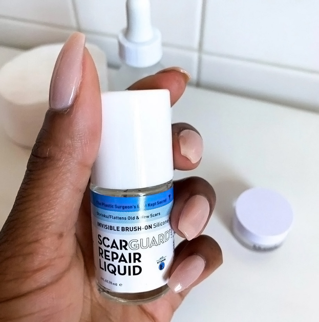 Гель против рубцов и шрамов для лица и тела Scarguard Scar Repair Liquid с витамином Е 15 мл - изображение 5
