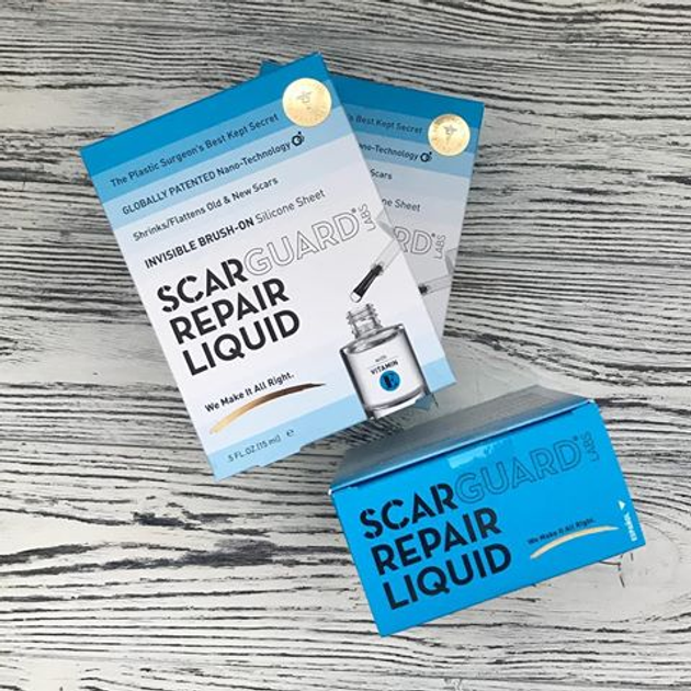 Гель против рубцов и шрамов для лица и тела Scarguard Scar Repair Liquid с витамином Е 15 мл - изображение 6