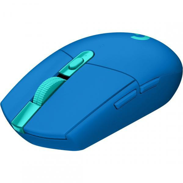 Мышь игровая беспроводная Logitech G304 Lightspeed Blue(910-006016) - изображение 4