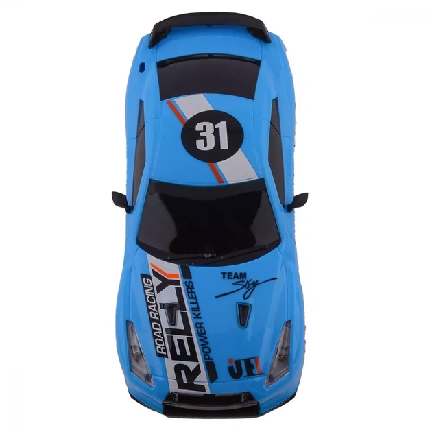 Машинка для дрифта на радиоуправлении Rally Series Nissan GT-R 4WD blue - Фото 2 Машинка для дрифта на радиоуправлении Rally Series Nissan GT-R 4WD blue - изображение 2