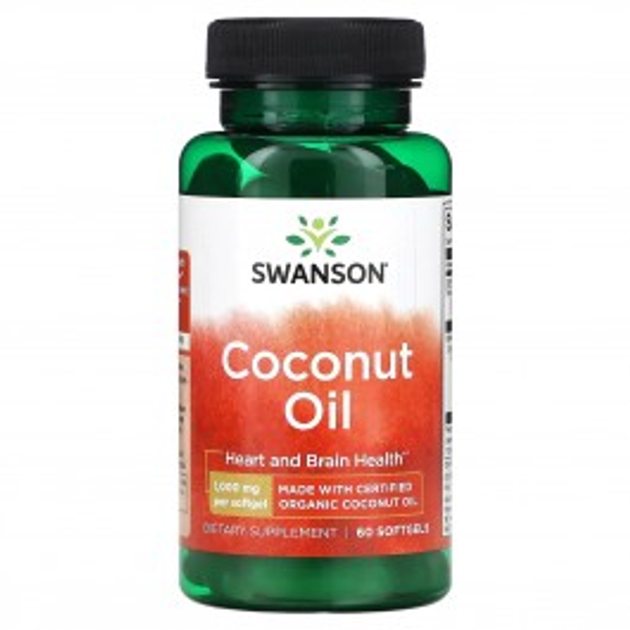 Кокосова олія Свансон, Coconut Oil Extra Virgin Swanson, 454 гр. - зображення 1