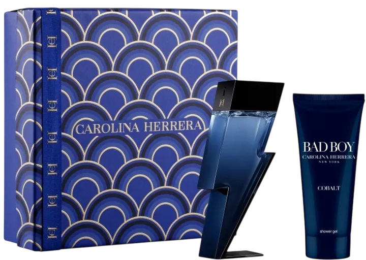 Zestaw męski Carolina Herrera Bad Boy Cobalt woda perfumowana 100 ml + żel pod prysznic 100 ml (8411061092521) - obraz 1