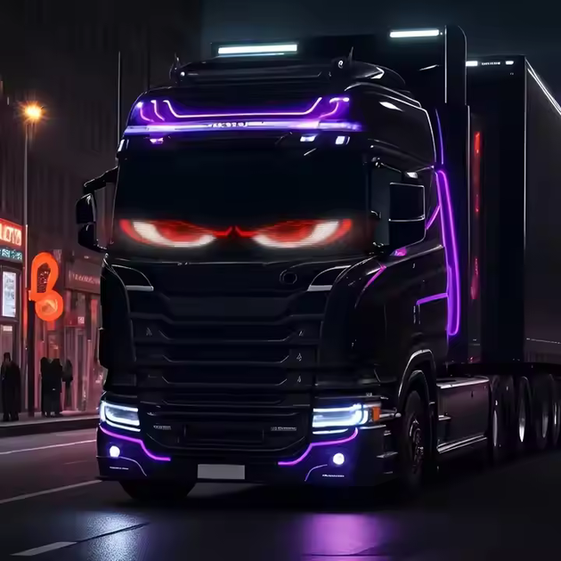 Светящиеся глаза на легковое авто, на лобовое, на заднее стекло