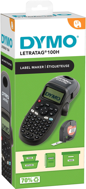 Принтер этикеток Dymo LetraTag LT-100H Black (2174575) - изображение 2