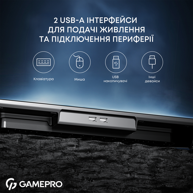 Охлаждающая подставка для ноутбука Gamepro CP1140 - изображение 13